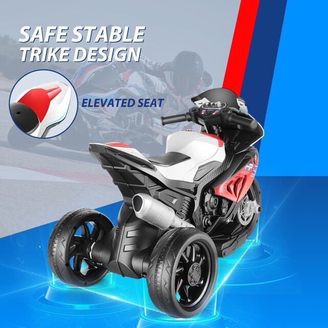 Load image into Gallery viewer, Licensed BMW 12V Battery Powered Electric Ride-On Motorcycle for Kids
