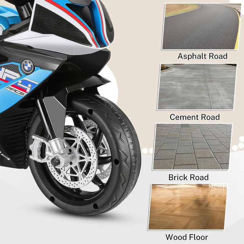 Load image into Gallery viewer, Licensed BMW 12V Battery Powered Electric Ride-On Motorcycle for Kids
