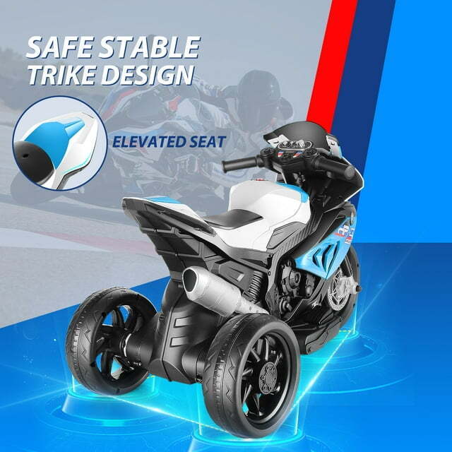 Load image into Gallery viewer, Licensed BMW 12V Battery Powered Electric Ride-On Motorcycle for Kids
