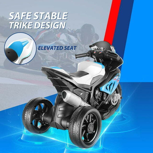 Licensed BMW 12V Battery Powered Electric Ride-On Motorcycle for Kids