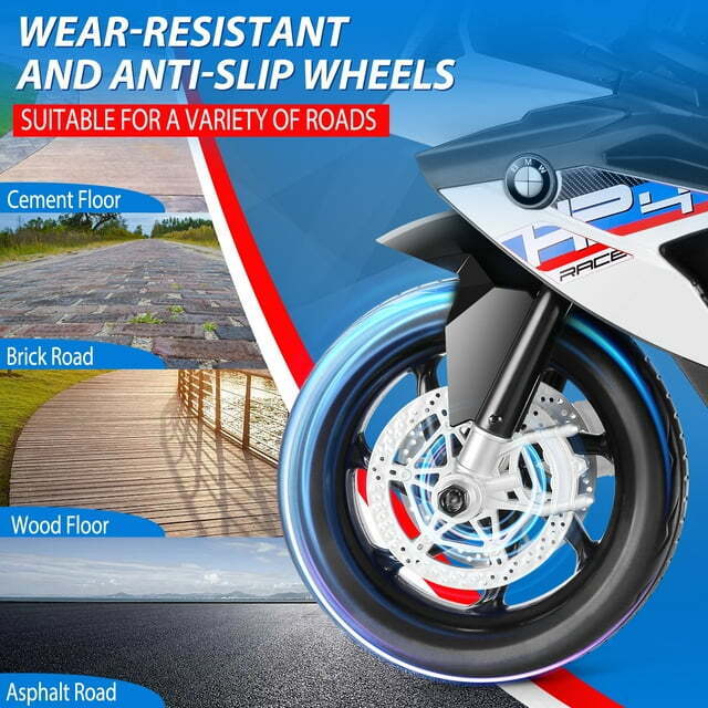 Load image into Gallery viewer, Licensed BMW 12V Battery Powered Electric Ride-On Motorcycle for Kids
