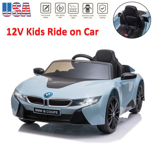 Load image into Gallery viewer, Licensed BMW I8 Electric Ride-On Car for Kids with MP3 and Remote Control - Blue
