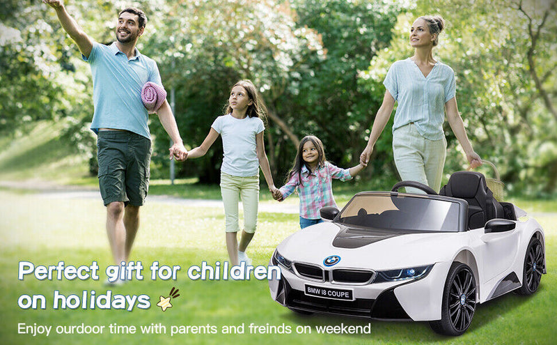 Load image into Gallery viewer, BMW I8 12V Kids Ride on Car with Remote Control and MP3 Player - Electric Vehicle Toy
