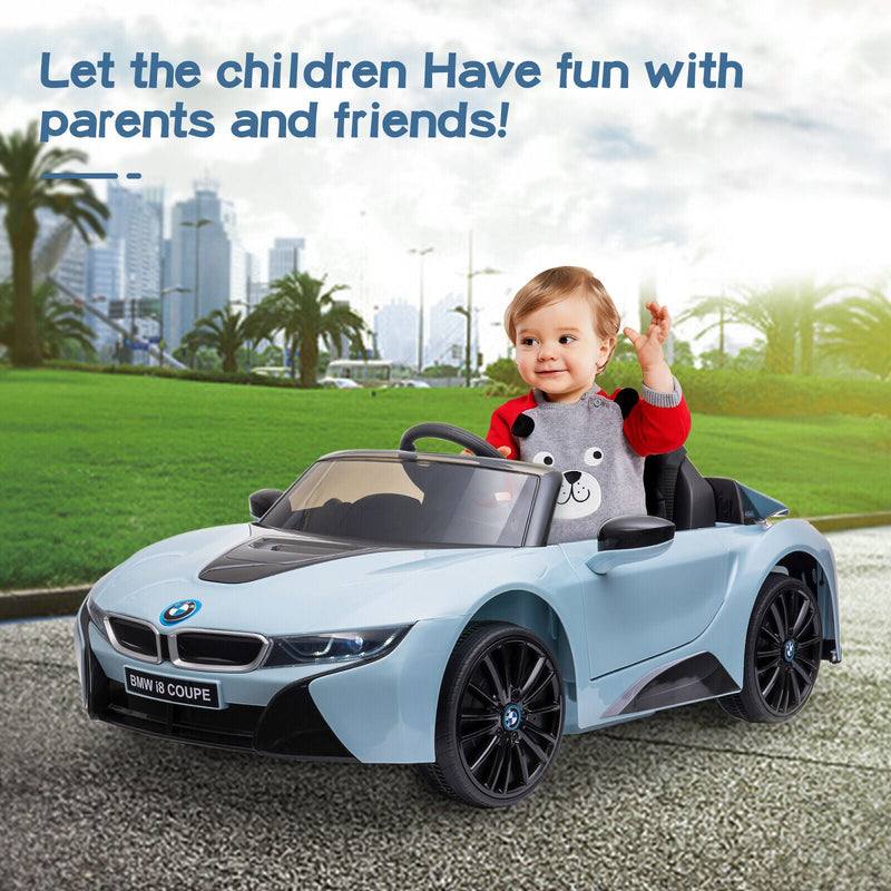 Load image into Gallery viewer, Licensed BMW I8 Electric Ride-On Car for Kids with Remote Control - 12V Toy Vehicle

