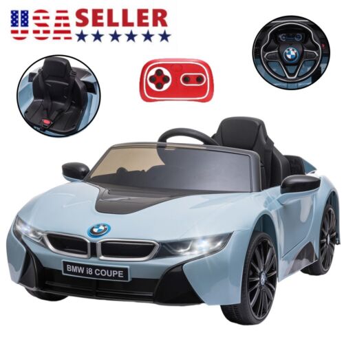Load image into Gallery viewer, Licensed BMW I8 Electric Ride-On Car for Kids with Remote Control - Blue
