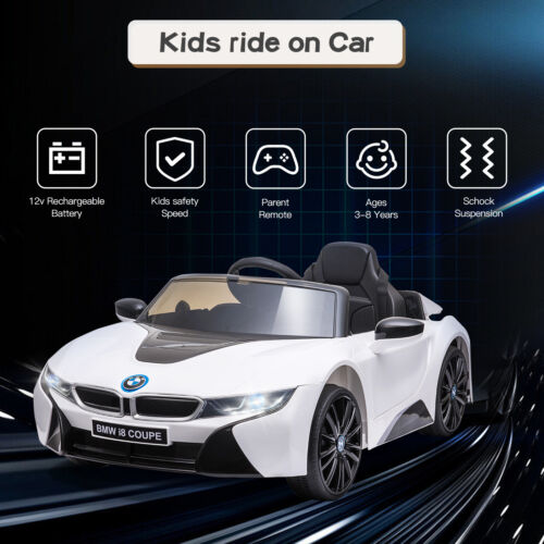 Load image into Gallery viewer, Licensed BMW I8 Style 12V Electric Ride-On Car for Kids with Remote Control
