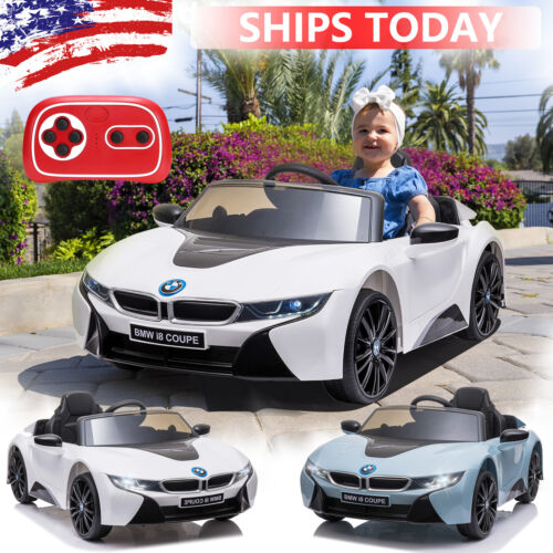 Licensed BMW i8 Style 12V Electric Ride-On Car for Kids with Remote Control, MP3 Player, and LED Lights