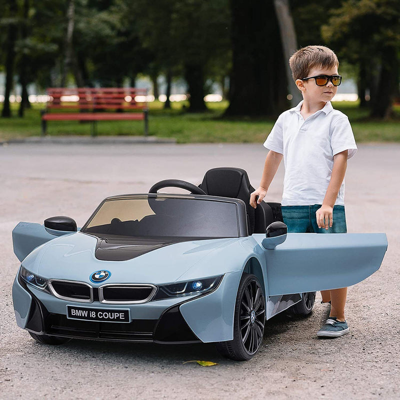 Load image into Gallery viewer, Licensed BMW i8 Style 12V Electric Ride-On Car for Kids with Remote Control, MP3 Player, and LED Lights

