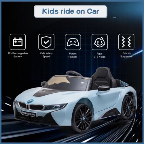 Load image into Gallery viewer, Licensed BMW I8 Style Electric Ride-On Car for Kids with LED Lights, Music, and Remote Control
