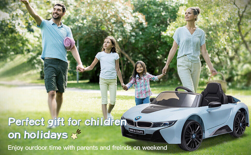 Load image into Gallery viewer, Licensed BMW i8 Style Electric Ride-On Car for Kids with Remote Control and LED MP3
