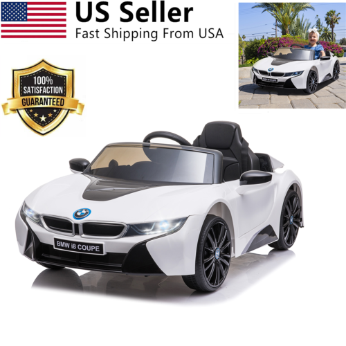 Load image into Gallery viewer, Licensed BMW i8 Style Electric Ride-On Car for Kids with Remote Control and LED MP3 Player
