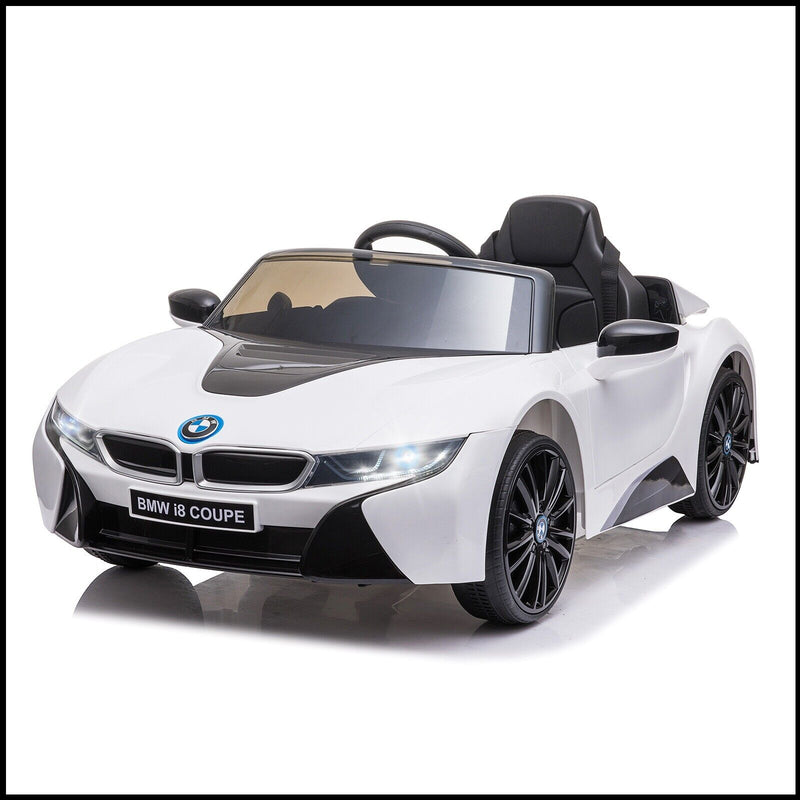 Load image into Gallery viewer, Licensed BMW I8 White Electric Ride-On Car for Kids with MP3 and Remote Control - 12V
