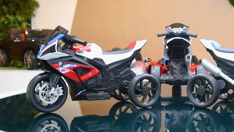 Load image into Gallery viewer, Licensed BMW Multi-Terrain Kids Motorcycle Ride-on Toy - 12V Battery Powered for Toddlers
