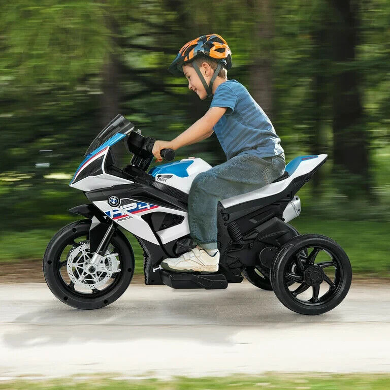 Load image into Gallery viewer, Licensed BMW Multi-Terrain Kids Motorcycle Ride-on Toy - 12V Battery Powered for Toddlers
