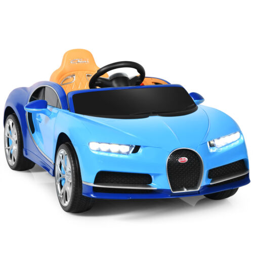Load image into Gallery viewer, Licensed Bugatti Chiron Kids Ride On Car with RC, Music &amp; USB - 12V Blue
