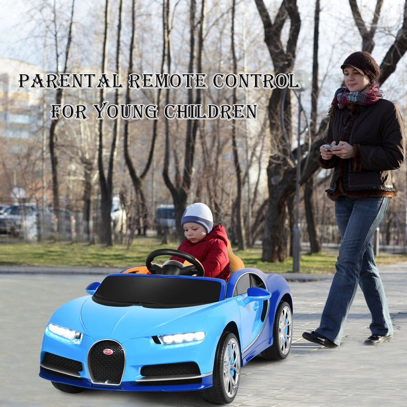 Load image into Gallery viewer, Licensed Bugatti Chiron Kids Ride On Car with RC, Music &amp; USB - 12V Blue
