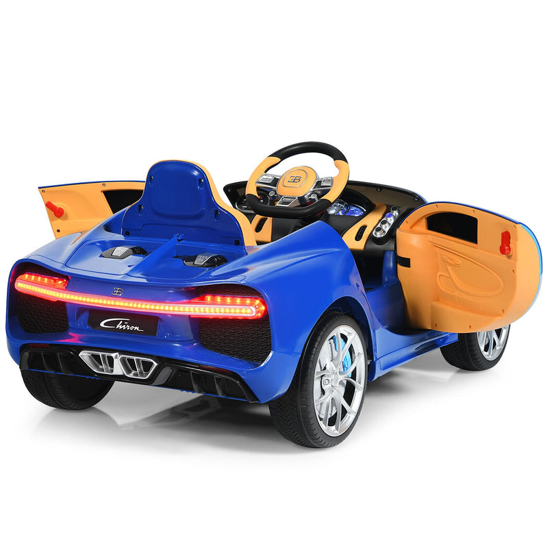 Load image into Gallery viewer, Licensed Bugatti Chiron Kids Ride On Car with RC, Music &amp; USB - 12V Blue
