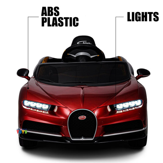 Licensed Bugatti R/C Car with Music, Leather Seat, and Multiple Color Options