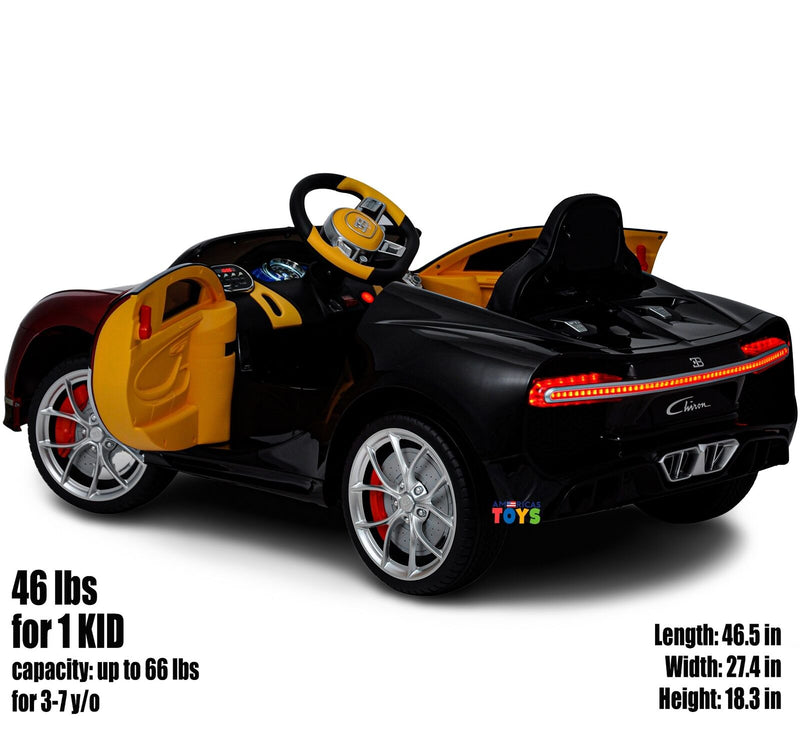 Load image into Gallery viewer, Licensed Bugatti R/C Car with Music, Leather Seat, and Multiple Color Options

