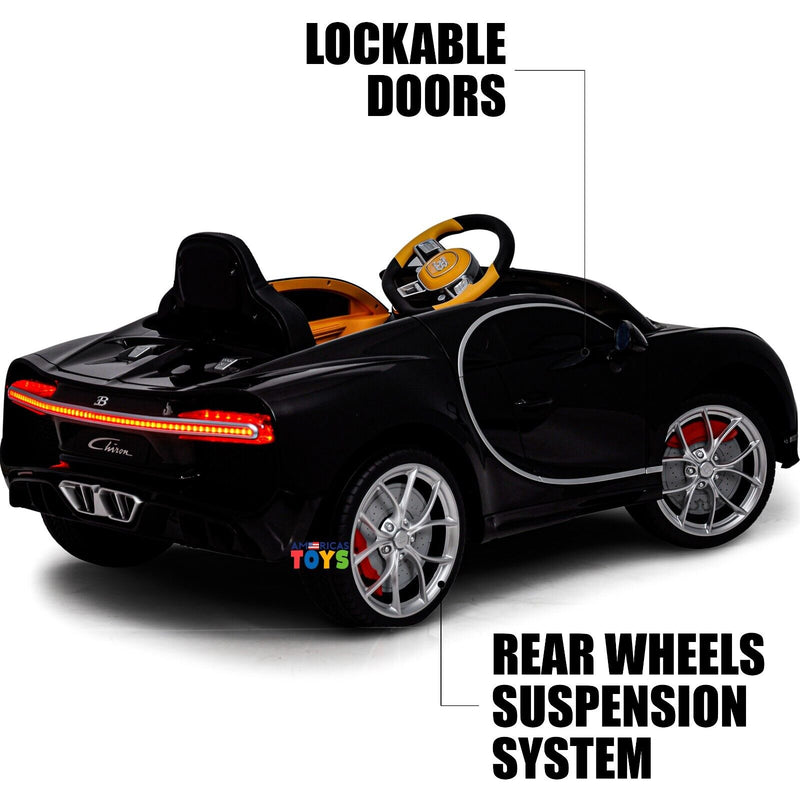 Load image into Gallery viewer, Licensed Bugatti R/C Car with Music, Leather Seat, and Multiple Color Options
