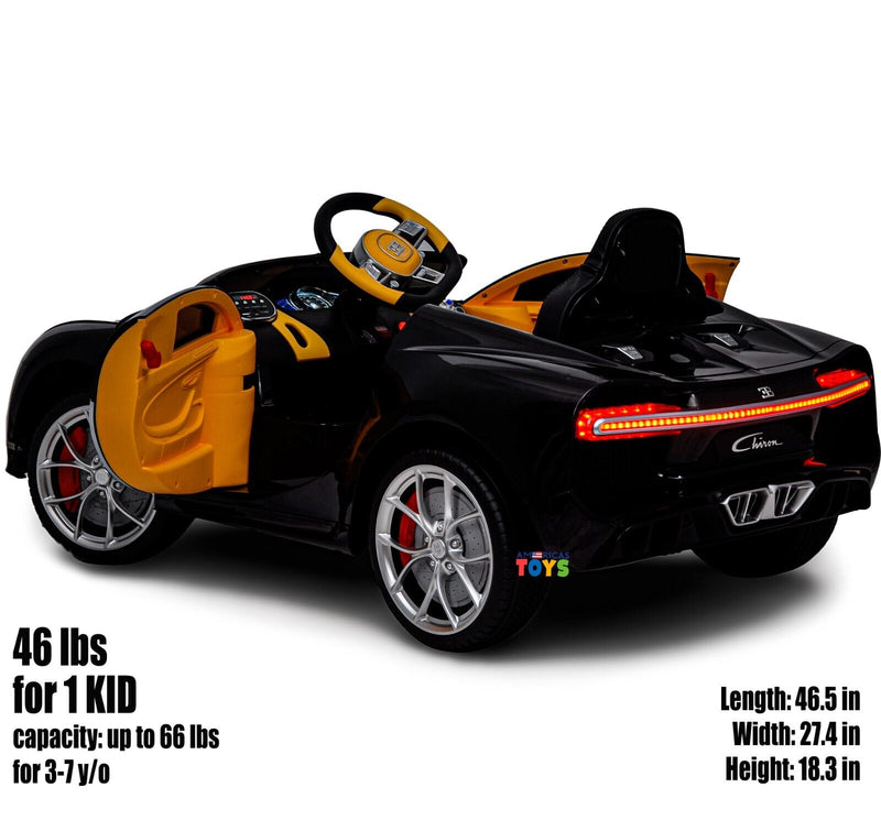 Load image into Gallery viewer, Licensed Bugatti R/C Car with Music, Leather Seat, and Multiple Color Options

