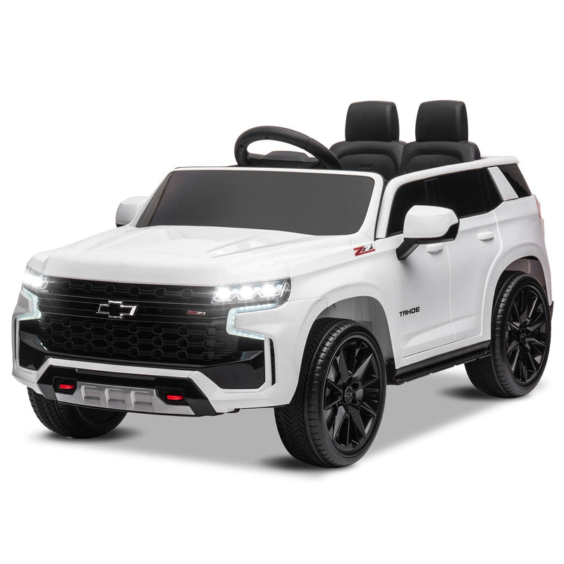 Load image into Gallery viewer, Licensed Chevrolet Silverado GMC 12V Ride-On Car Truck for Kids - White
