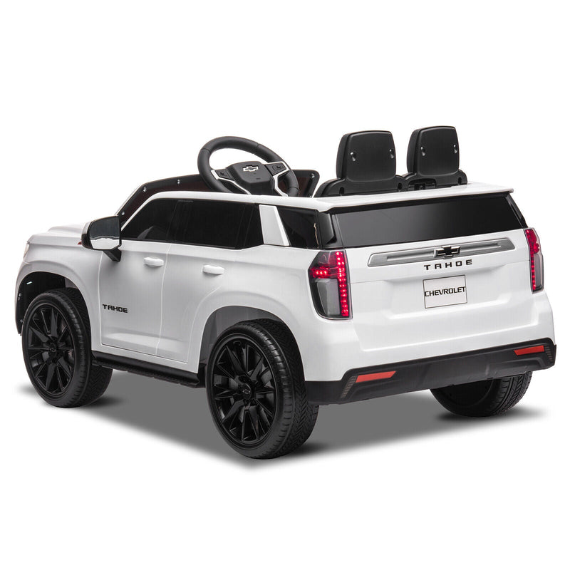 Load image into Gallery viewer, Licensed Chevrolet Silverado GMC 12V Ride-On Car Truck for Kids - White
