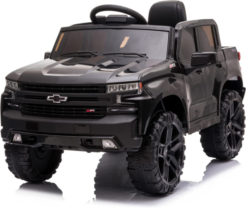 Load image into Gallery viewer, Licensed Chevrolet Silverado Trail Boss LT Kids Ride-On Truck - 12V Battery Powered
