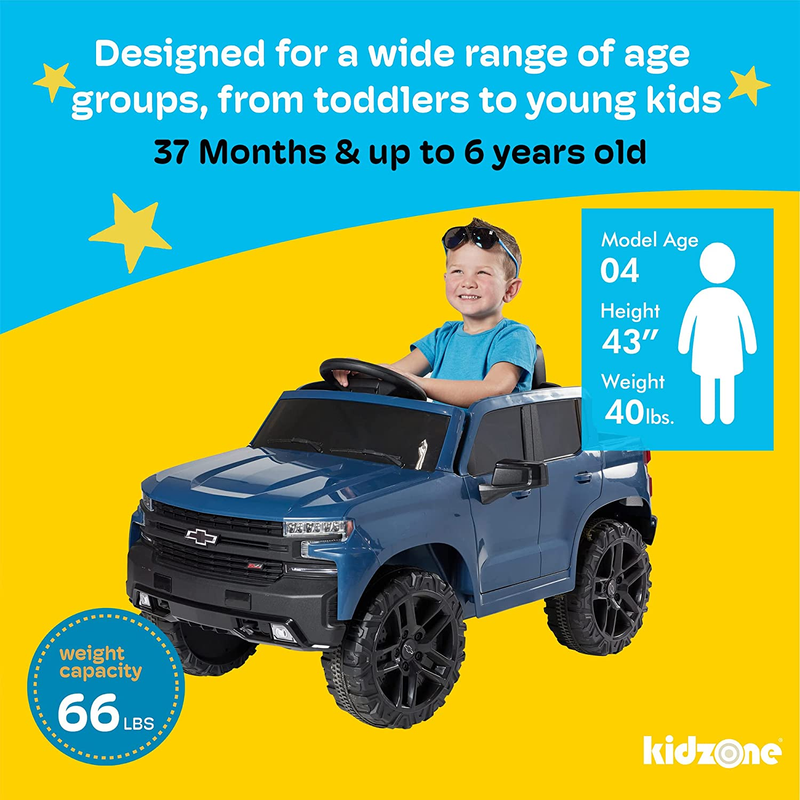 Load image into Gallery viewer, Licensed Chevrolet Silverado Trail Boss LT Kids Ride-On Truck - 12V Battery Powered

