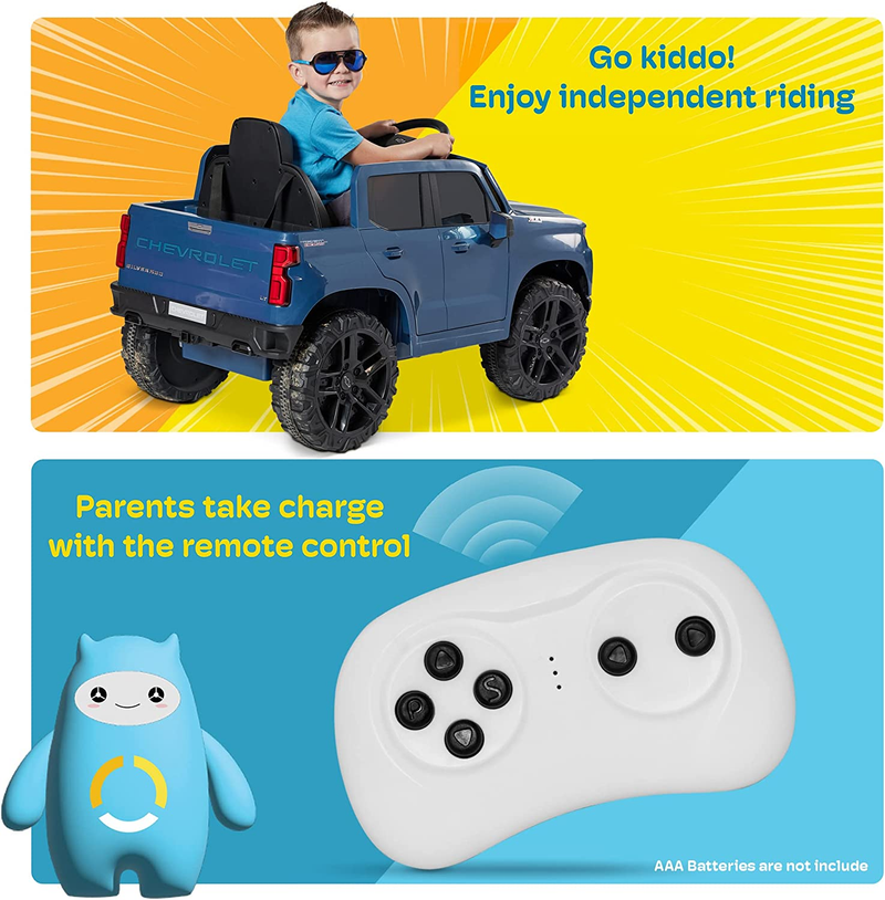 Load image into Gallery viewer, Licensed Chevrolet Silverado Trail Boss LT Kids Ride-On Truck - 12V Battery Powered
