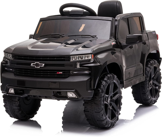 Licensed Chevrolet Silverado Trail Boss LT Kids Ride-On Truck - 12V Battery Powered