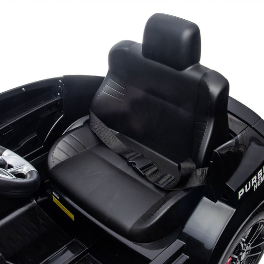 Licensed Dodge Charger 12V Ride-On Police Car with 3 Speeds and Bluetooth Connectivity