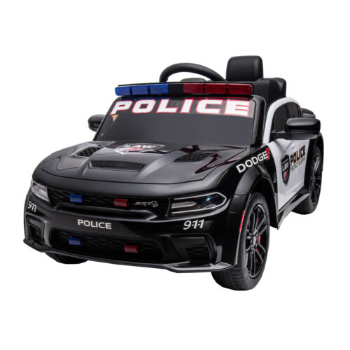 Load image into Gallery viewer, Licensed Dodge Charger Police Sports Car for Kids with LED Lights, USB and MP3 Capabilities - 12V
