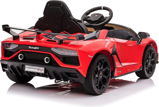 Licensed Lamborghini 12V Ride-On Car with Parental Remote Control and 3 Adjustable Speeds
