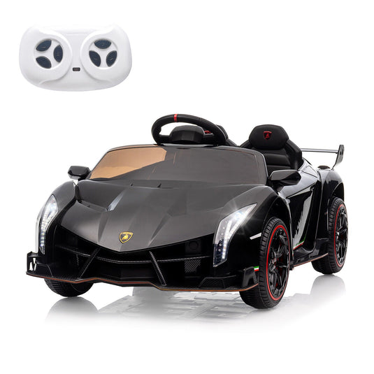 2 Seater Licensed Lamborghini Electric Ride On Car for Kids with Remote Control - 12V
