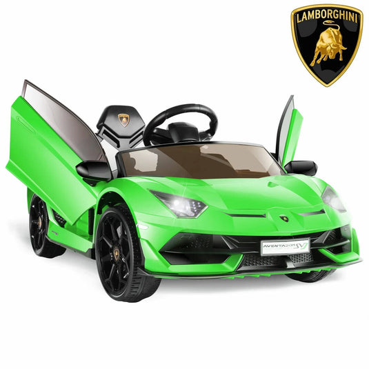 Licensed Lamborghini Aventador Battery Powered Ride-On Car for Kids - 12V Toy Gift