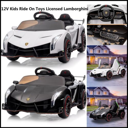 Load image into Gallery viewer, Licensed Lamborghini Electric Car for Kids with Remote Control - Perfect Gift for Young Drivers!

