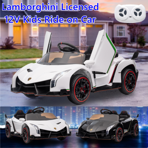 Load image into Gallery viewer, Licensed Lamborghini Electric Ride-On Car for Kids with Remote Control - 12V Vehicle Toy
