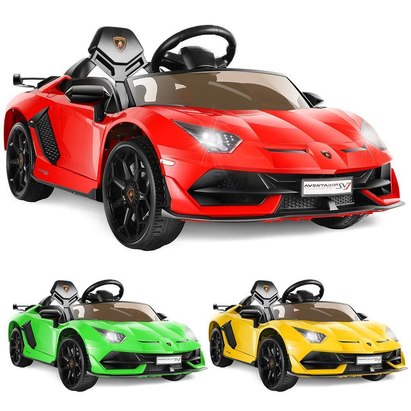 Load image into Gallery viewer, Licensed Lamborghini Electric Ride-On Car with Remote Control - Perfect for Sports Toy Enthusiasts!
