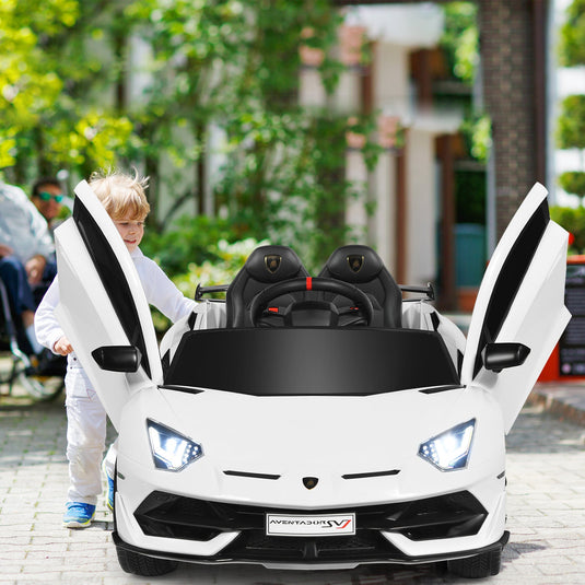 Licensed Lamborghini Kids Electric Ride On Car with LED Lights - The Ultimate Toy for Young Car Enthusiasts