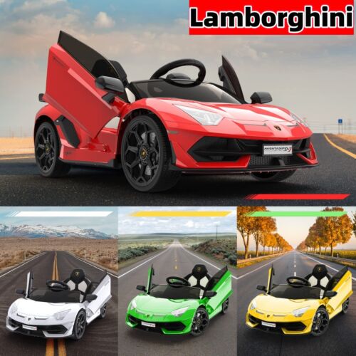 Load image into Gallery viewer, Licensed Lamborghini Kids Ride On Sports Car with Remote Control - 12V Electric Gift
