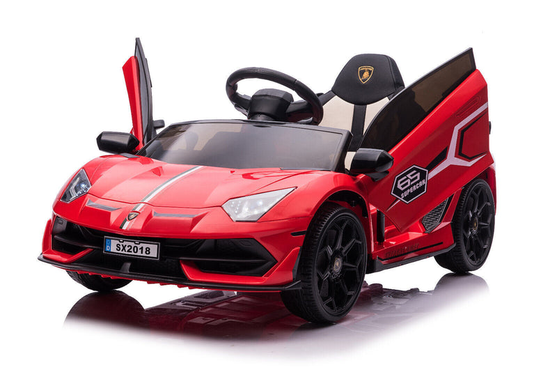 Load image into Gallery viewer, Licensed Lamborghini Ride-On Car for Kids with Hydraulic Doors - 12V 2×35W - Perfect Gift for Young Car Enthusiasts
