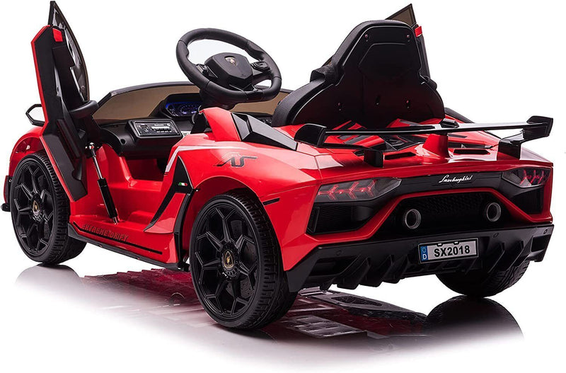 Load image into Gallery viewer, Licensed Lamborghini Ride-On Car for Kids with Hydraulic Doors - 12V 2×35W - Perfect Gift for Young Car Enthusiasts
