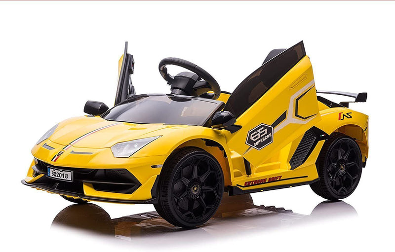 Load image into Gallery viewer, Licensed Lamborghini Ride-On Car for Kids with Hydraulic Doors - 12V 2×35W - Perfect Gift for Young Car Enthusiasts
