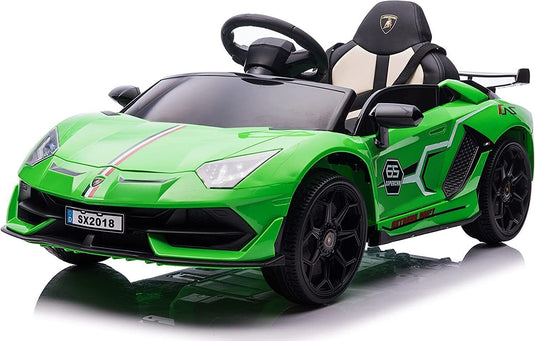 Licensed Lamborghini Ride-On Car for Kids with Hydraulic Doors - 12V 2×35W - Perfect Gift for Young Car Enthusiasts