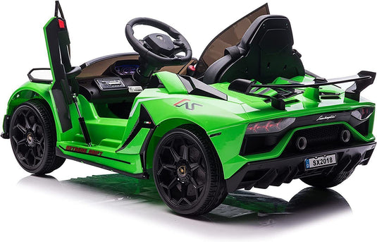 Licensed Lamborghini Ride-On Car for Kids with Hydraulic Doors - 12V 2×35W - Perfect Gift for Young Car Enthusiasts