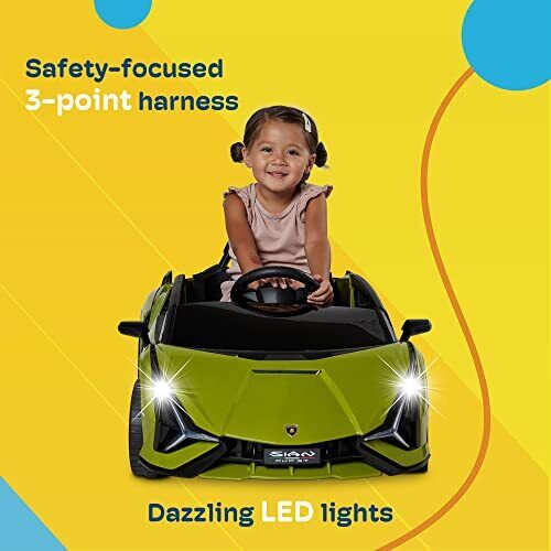 Load image into Gallery viewer, Licensed Lamborghini Sian Roadster 12V Electric Ride-On Toy Car for Kids
