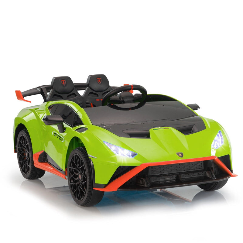 Load image into Gallery viewer, Licensed Lamborghini STO Ride On Car for Kids with RC and Music - 12V Electric Vehicle
