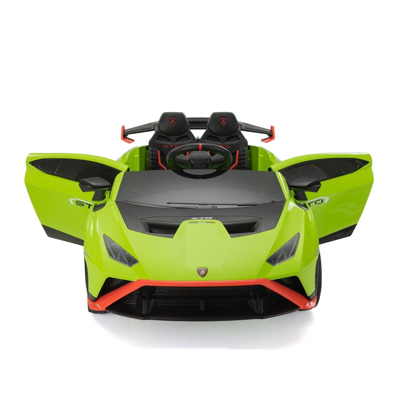Load image into Gallery viewer, Licensed Lamborghini STO Ride On Car for Kids with RC and Music - 12V Electric Vehicle
