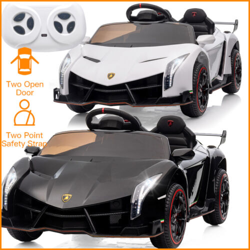 Load image into Gallery viewer, Licensed Lamborghini Style 12V Electric Ride-On Car for Kids with Remote Control
